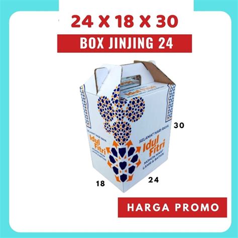 Jual Kardus Jinjing X X Box Eid Mubarok Dus Lebaran Hampers