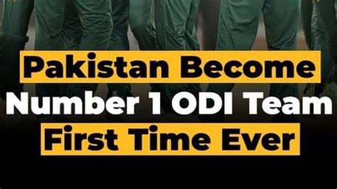 Pakistan Is Now No 1 Odi Team First Time In 52 Years History Pak