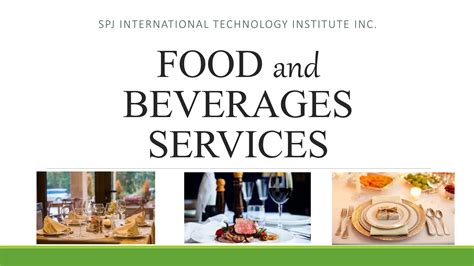 food  beverages services overviiewpptx