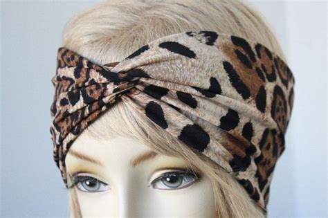 Leopard Print Turbans Headband Great Accessory For Your Outfit By