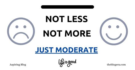 Why Moderation In All Things Is Good Aspiring Blog