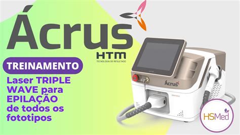 Crus Htm Aparelho De Laser Para Epila O Triple Wave Treinamento