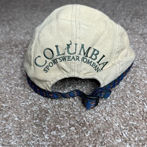 Columbia Sportswear Men's Khaki and Navy Hat | Depop