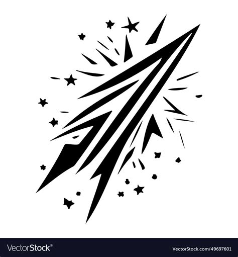 Star cosmos icon hand draw black colour space Vector Image