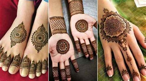circle mehndi design top  easy  mehndi designs