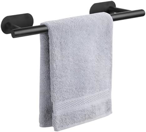 Towel Rail Self Adhesive Stainless Steel Towel Holder Bar No Drilling