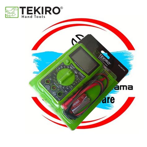 Jual Tekiro Digital Multimeter Avometer Multi Tester Ac Dc Voltage