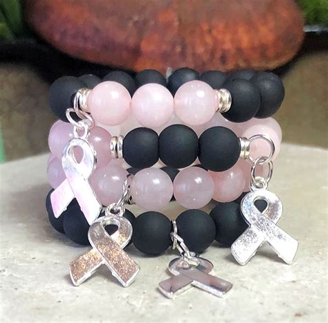 Breast Cancer Awareness Bracelets Breast Cancer Bracelets - Etsy