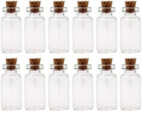 Amazon 50 Pcs 3ml Glass Bottles Transparent Mini Glass Bottles