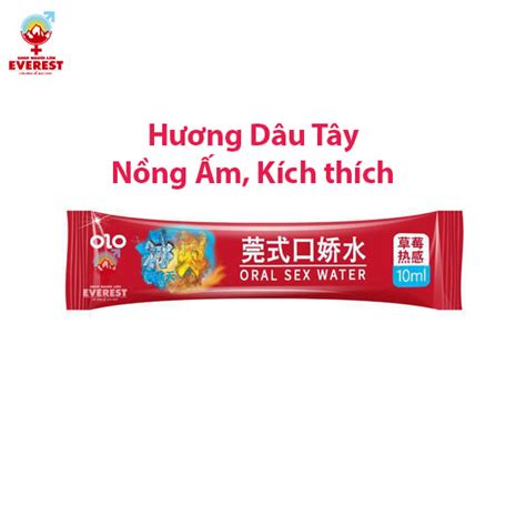 Nước Ngậm vệ sinh miệng Oral sex Water Cool Hot hộp 12 gói