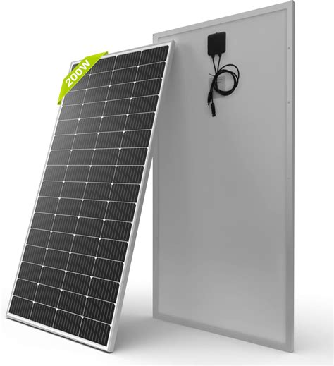 Newpowa W Watt Solar Panel V Volt Monocrystalline High