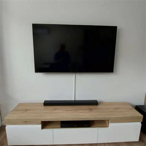 tv wall mount installation  cables concealed   wall