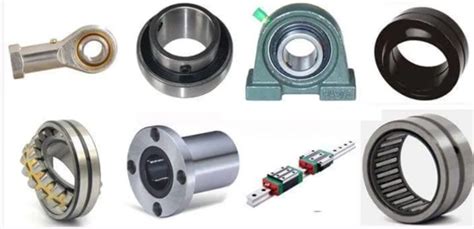 Different types of bearings and characteristics