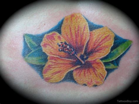 Yellow Hibiscus Flower Tattoo Design | Tattoo Designs, Tattoo Pictures