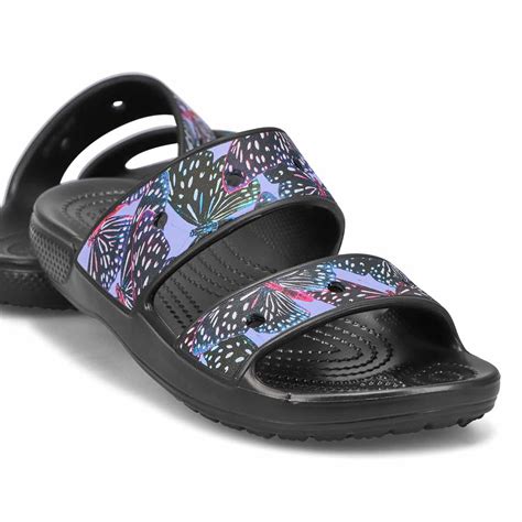 Crocs Women S Classic Crocs Butterfly Slide