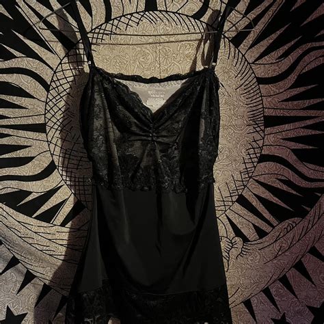 Gothic Lace Lingerie Top Stretchy And Silky Depop