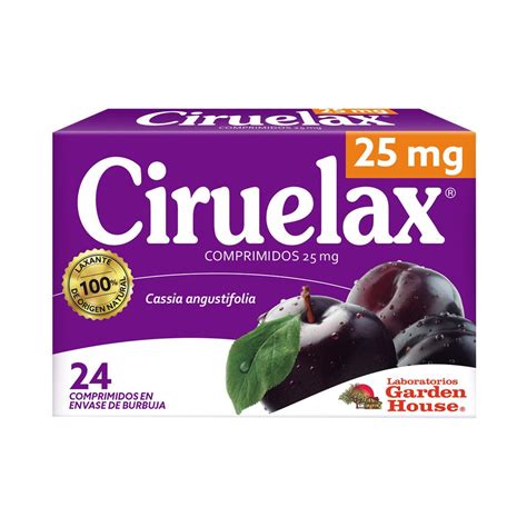 Laxante Ciruelax Forte De Origen Natural Comprimidos Farmacia Soriana