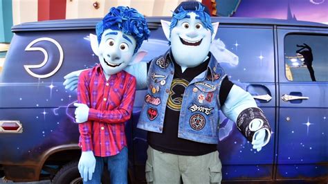 Ian And Barley From Disney Pixar Onward Meet And Greet At Disney California Adventure Disneyland