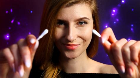 Asmr Ear Cleaning Q Tips Cotton Swab Only ️ Tingly And Binaural Youtube