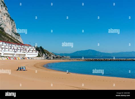 Sandy Bay GIbraltar Stock Photo - Alamy