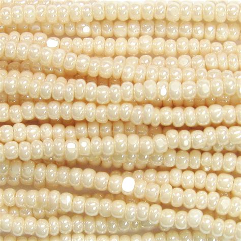 Czech Charlotte True Cut Seed Bead Eggshell Garden Of Beadin