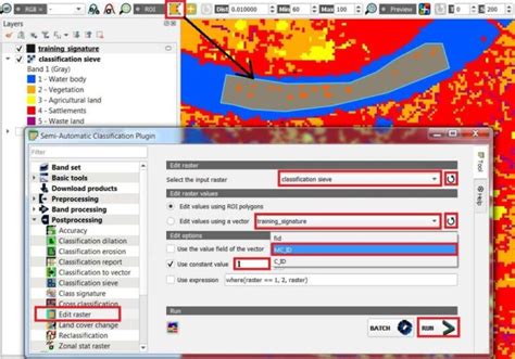 Post Processing In Qgis Classification Report Gisrsstudy