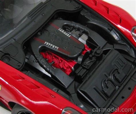 MATTEL HOT WHEELS V7432 Scale 1 18 FERRARI 599XX VERSIONE CLIENTI N 3 2009 RED F 1 GREY GHISA MATT