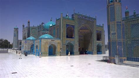 shrine  hazrat ali blue mosque  mazar  sharif youtube