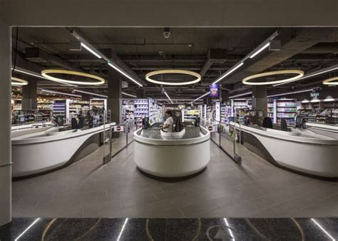 desain interior supermarket  modern  berkelas budapest