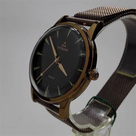 فیترون مگنتی - FITRON ساعت مچی قهوه ای مگنتی بند فلزی - شیک مجلسی