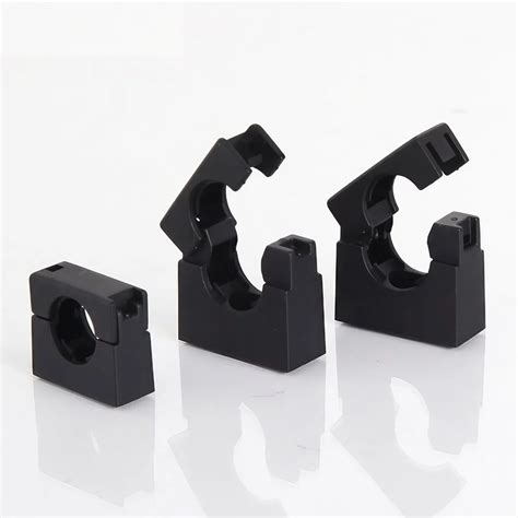 Black Color Conduit Clamp Bracket Nylon Pa66 Plastic Bracket For Flexible Conduit At Rs 20piece