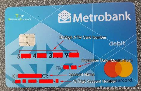 How To Know My Metrobank Account Number Banking 30917