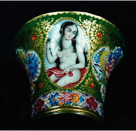 Enamel on gold. Persian, Qajar Dynasty – Art and Antiques Restoration and Conservation