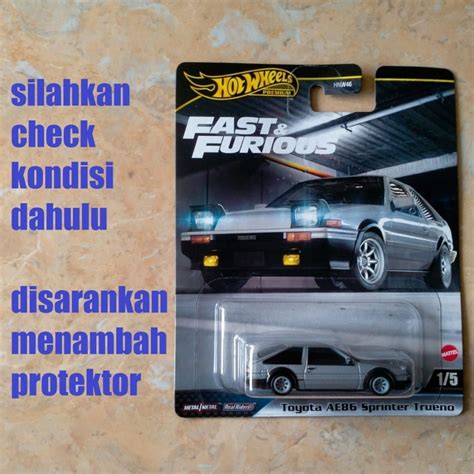 Jual Hot Wheels Premium Fast Furious 2024 Toyota AE86 Sprinter Trueno Shopee Indonesia