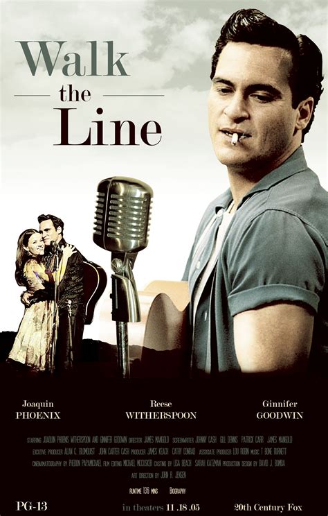 Walk The Line - Johnny Cash Walk The Line Poster