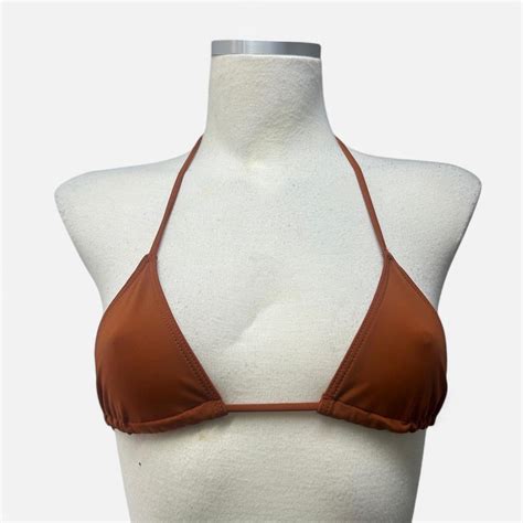 LAA6229 IMPERFECT SAMPLE COPPER STRING BIKINI Depop