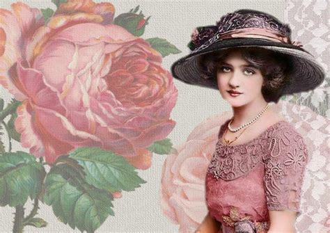 victorian lady vintage art collage  stock photo public domain