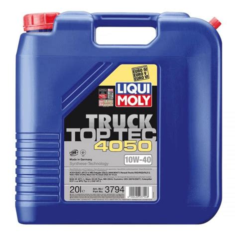 Liqui Moly Top Tec Truck W L Ulei Motor Preturi