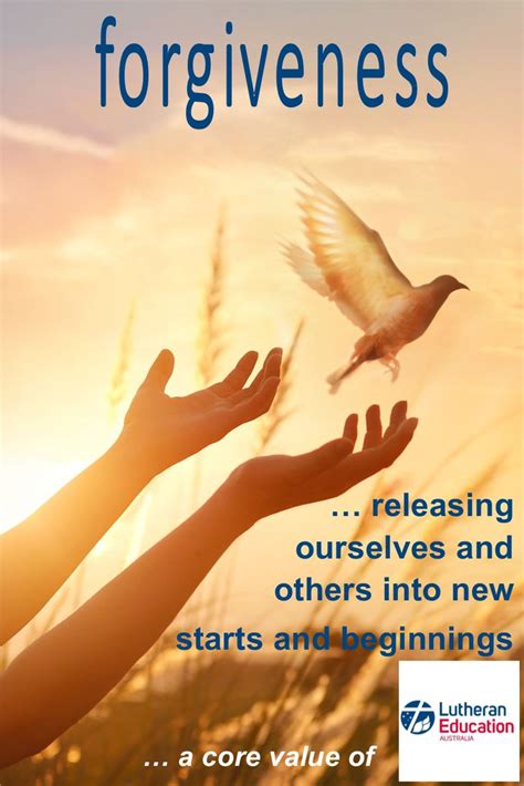 Forgiveness - a Lutheran Education core value | Devotions, Education