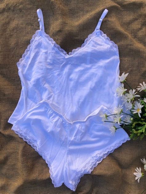 Pijama Algodón blanco Hannah Lingerie