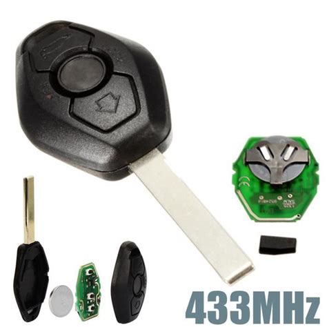 3 Boutons Télécommande Clé Distance Remote Key Lame Pr BMW 3 5 7