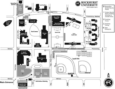 Rockhurst University Campus Map