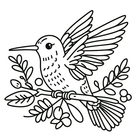 Desenhos de Beija Flor para Colorir, Pintar e Imprimir - Colorir.Info