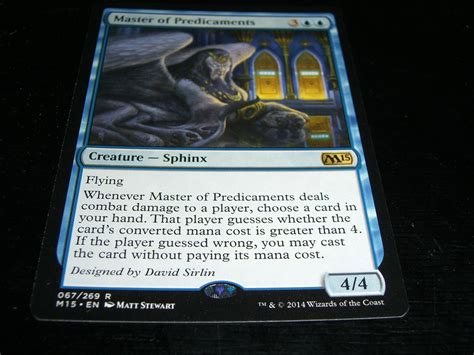 Magic The Gathering Core Set M2015 Master Of Predicaments Rare X1