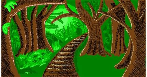 drawing  forest  skinny  drawize gallery