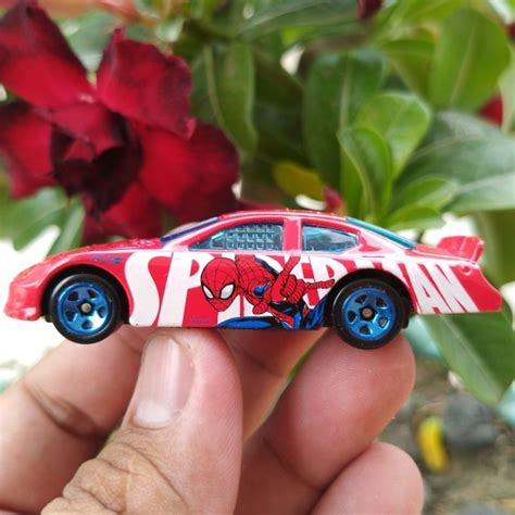 Jual Hot Wheels Dodge Charger Stock Car Spiderman Series Loose Shopee Indonesia