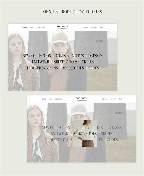 SHOPNOW – online store on Behance