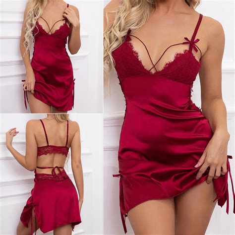 Uublik Lingerie Set For Women Sexy Naughty Plus Size Bodysuit Babydoll Lace Sexy Naughty