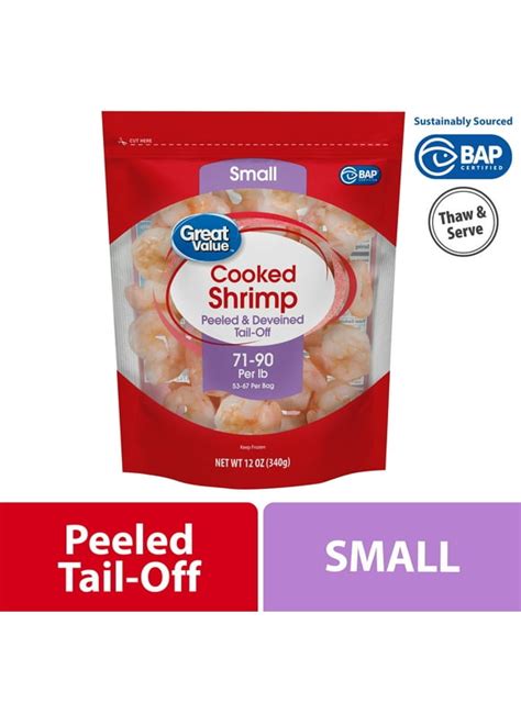 Cooked Shrimp In Seafood Meal Options