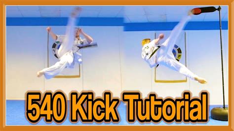 Taekwondo Flying Kick 540 Degree